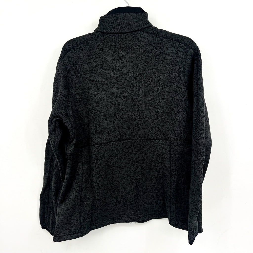 Columbia Womens Sweater Weather Full Zip II Jacket Large Heather Black NWT