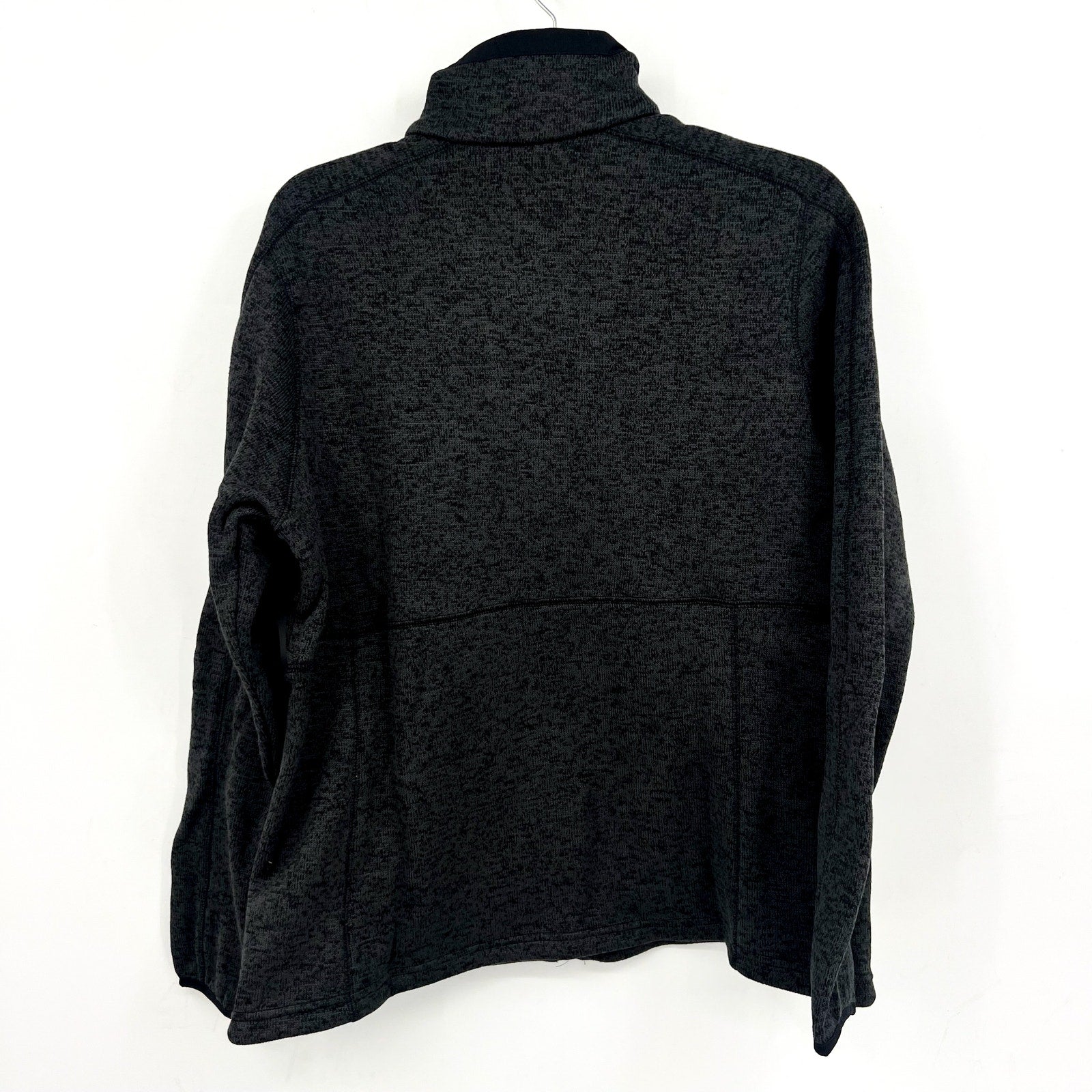 Columbia Womens Sweater Weather Full Zip II Jacket Large Heather Black NWT