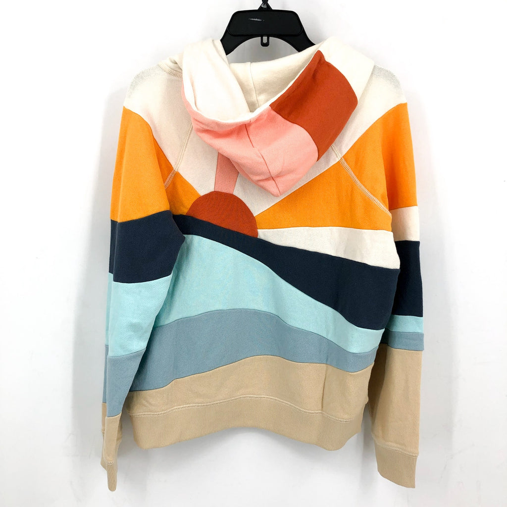 FAHERTY Women's Regular Soleil Hoodie Sweatshirt Medium Sunset Sun & Sea NWT