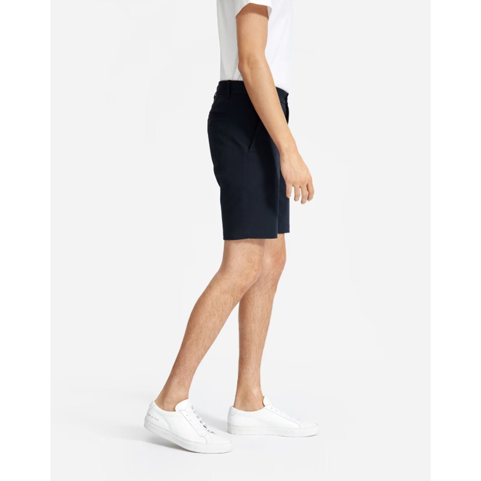 Everlane Mens The 7" Performance Chino Shorts Size 31 Navy Blue NWT