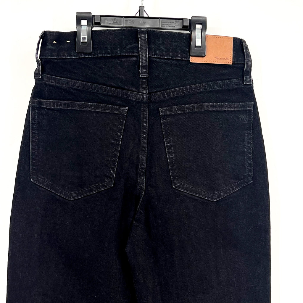 MADEWELL Womens The Perfect Vintage Flare Jean Size 23 US 000 Black NF379 NWOT
