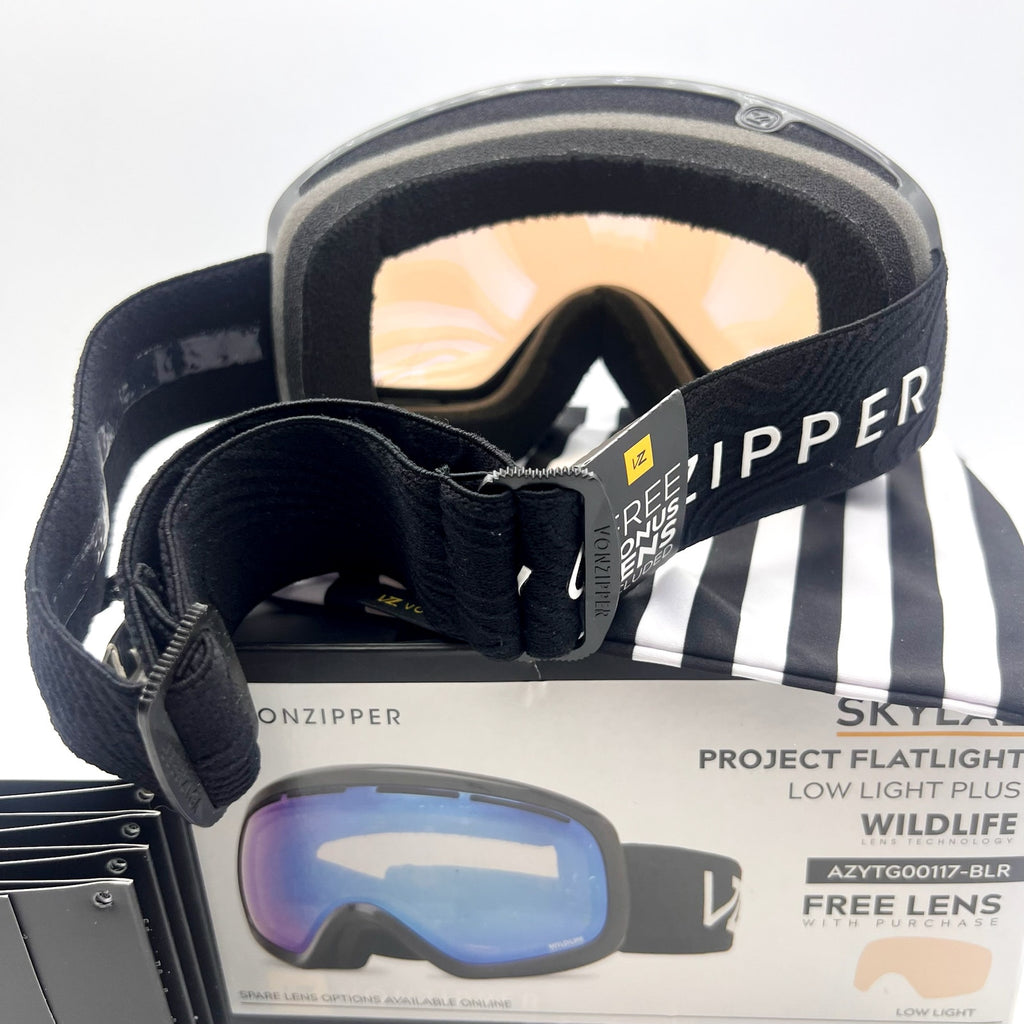 VONZIPPER Skylab Adult Snow Goggles One size Black Satin/Wildlife NIB