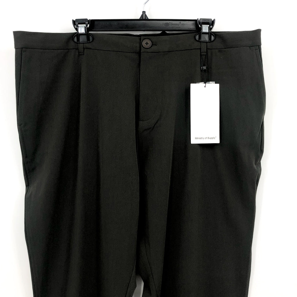 MINISTRY OF SUPPLY Men's Pace Chino Pants 40x34 Dark Olive Green NWT