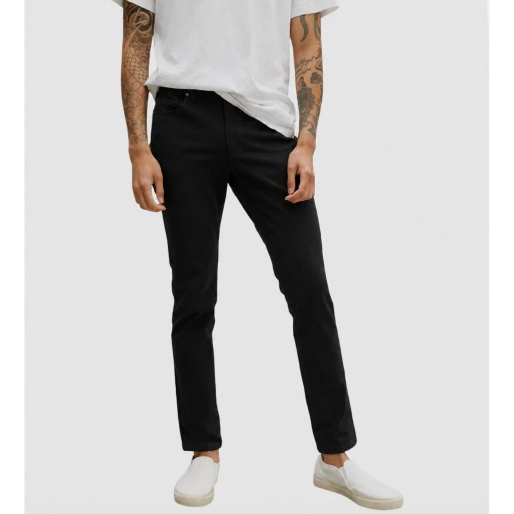EVERLANE Men's The Performance 5-Pocket Pants 30x30 Black Chinos Stretch NWT