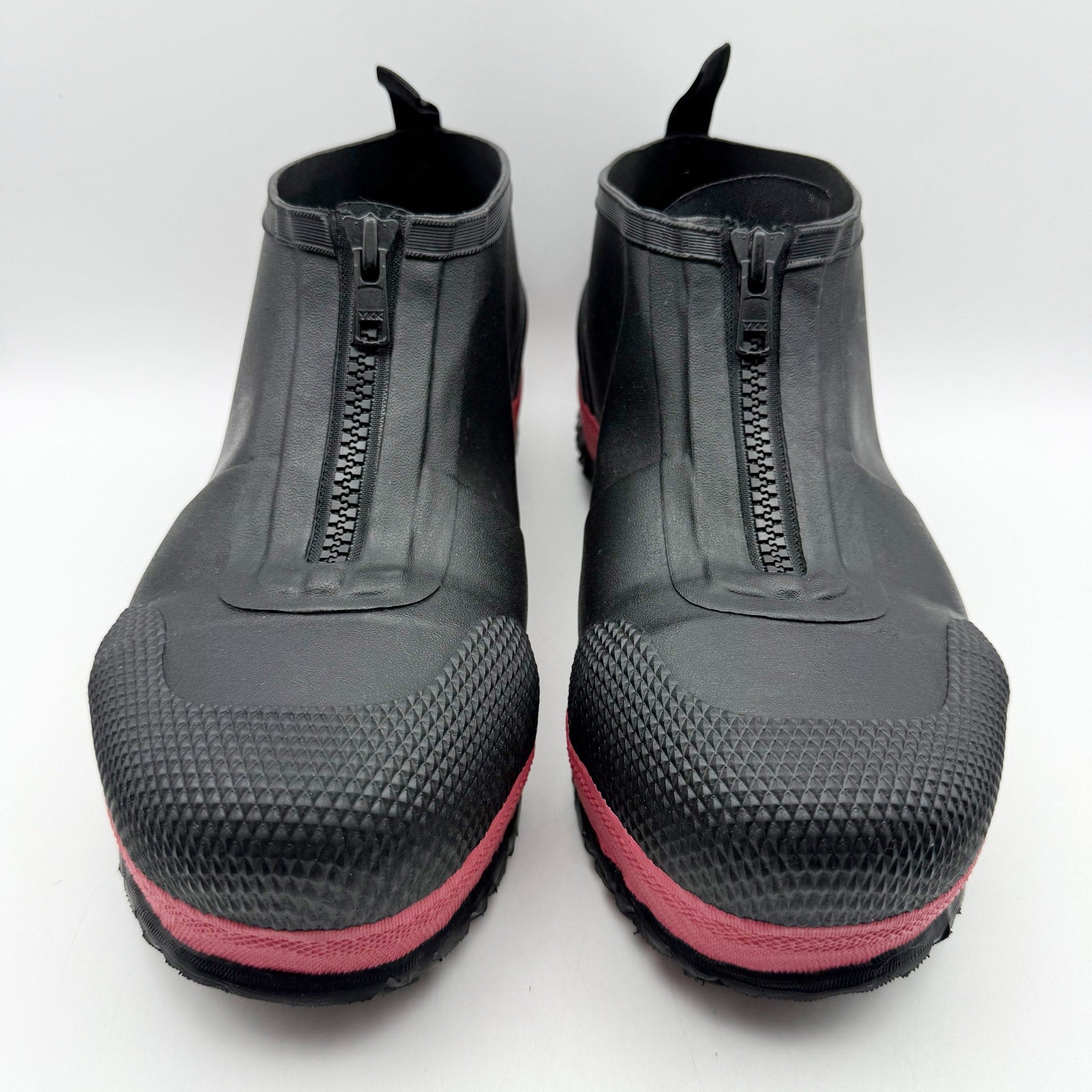 Bogs Mens Overshoe Zip Work Shoes US 10 EU 43 Black Composite Toe Waterproof NIB