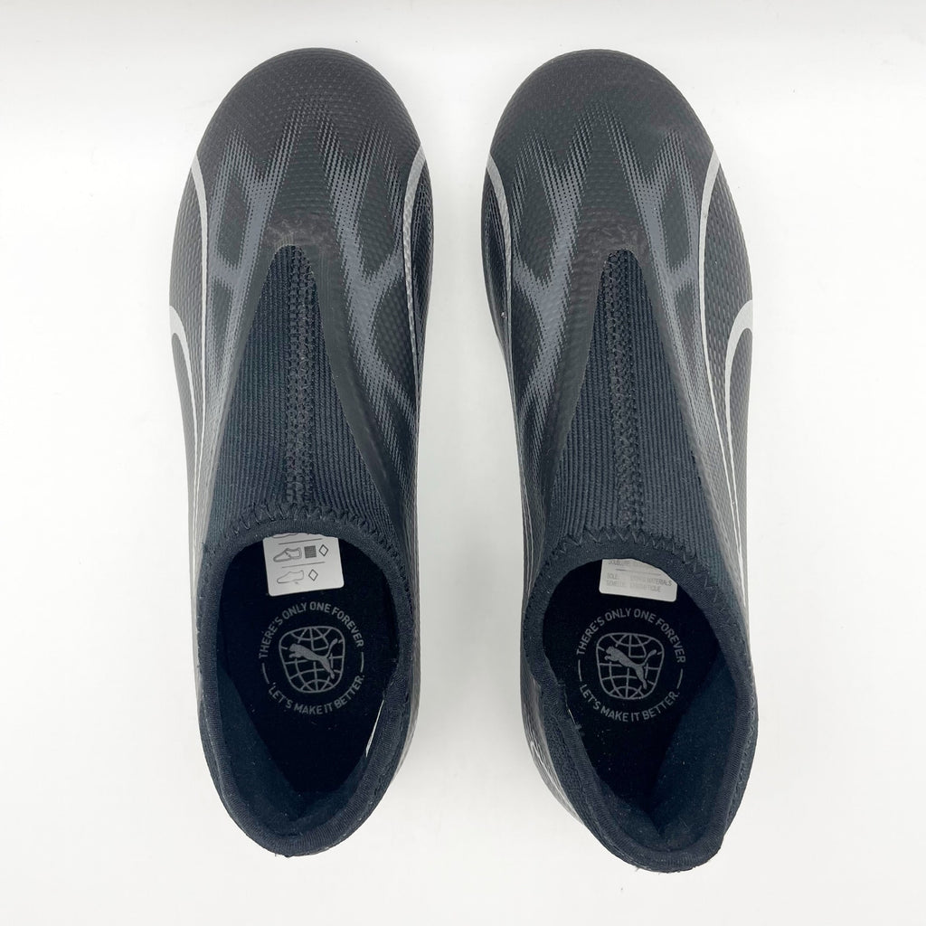Puma Kids Ultra Match Laceless Firm Ground Soccer Cleats US 2.5 EU 34 Black