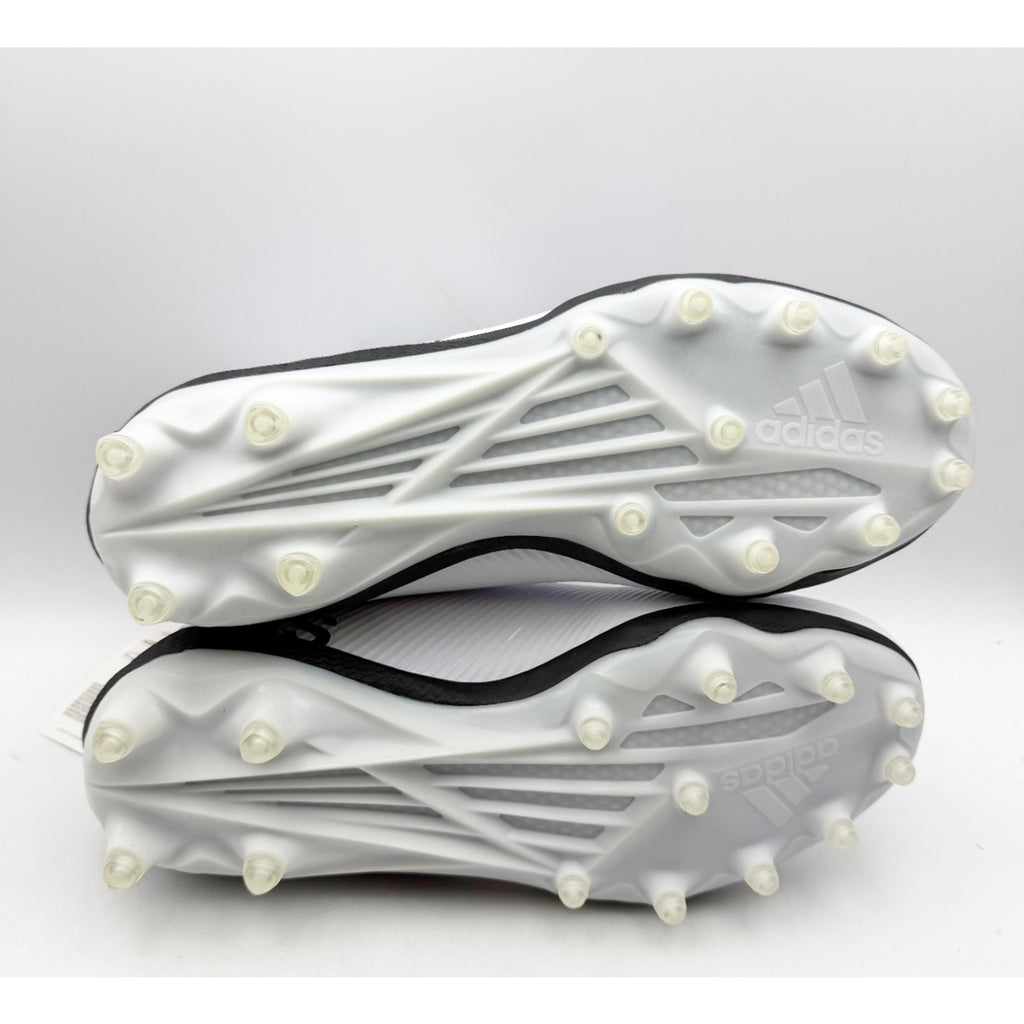 ADIDAS Men's Nasty 2.0 Football Cleats Size 11.5 White Black Zipper GV8306 NWOB