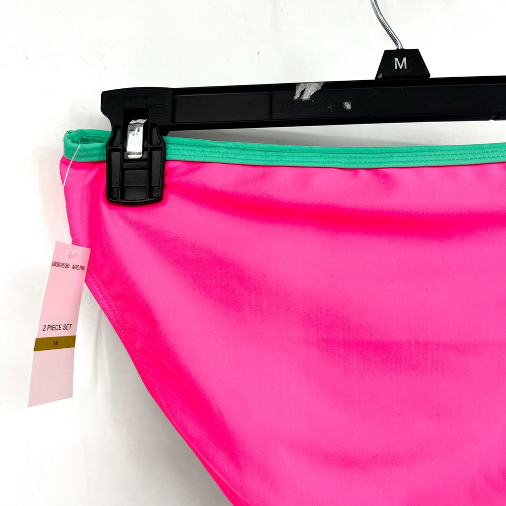 UNDER ARMOUR Girls Tankini & Hipster Bikini Swimsuit Size 14 Pink Blue NWT