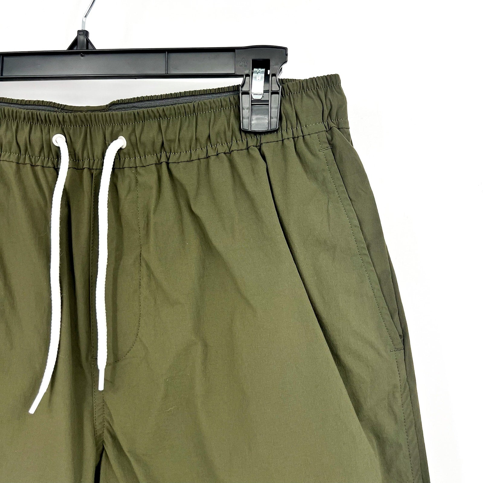 EVERLANE Men's The ReNew Swim Short Medium Dark Forest Drawstring NWOT