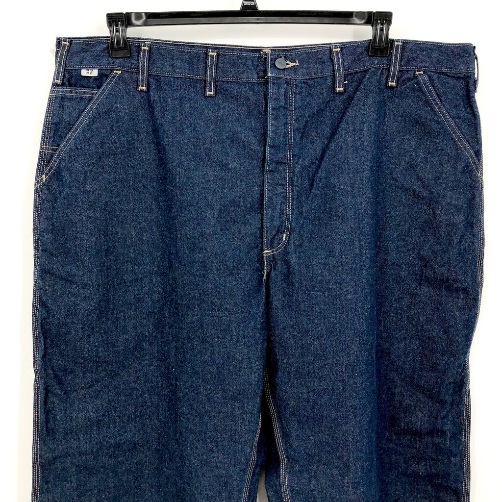 CARHARTT Flame-Resistant Signature Denim Dungarees 48x34 Blue Jeans FR13 NWOT