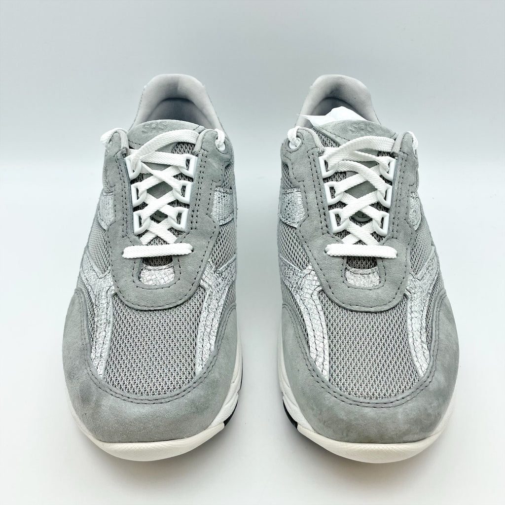 SAS Womens Tour Mesh Sneakers Size 12 M Grey White Comfort Walking NIB