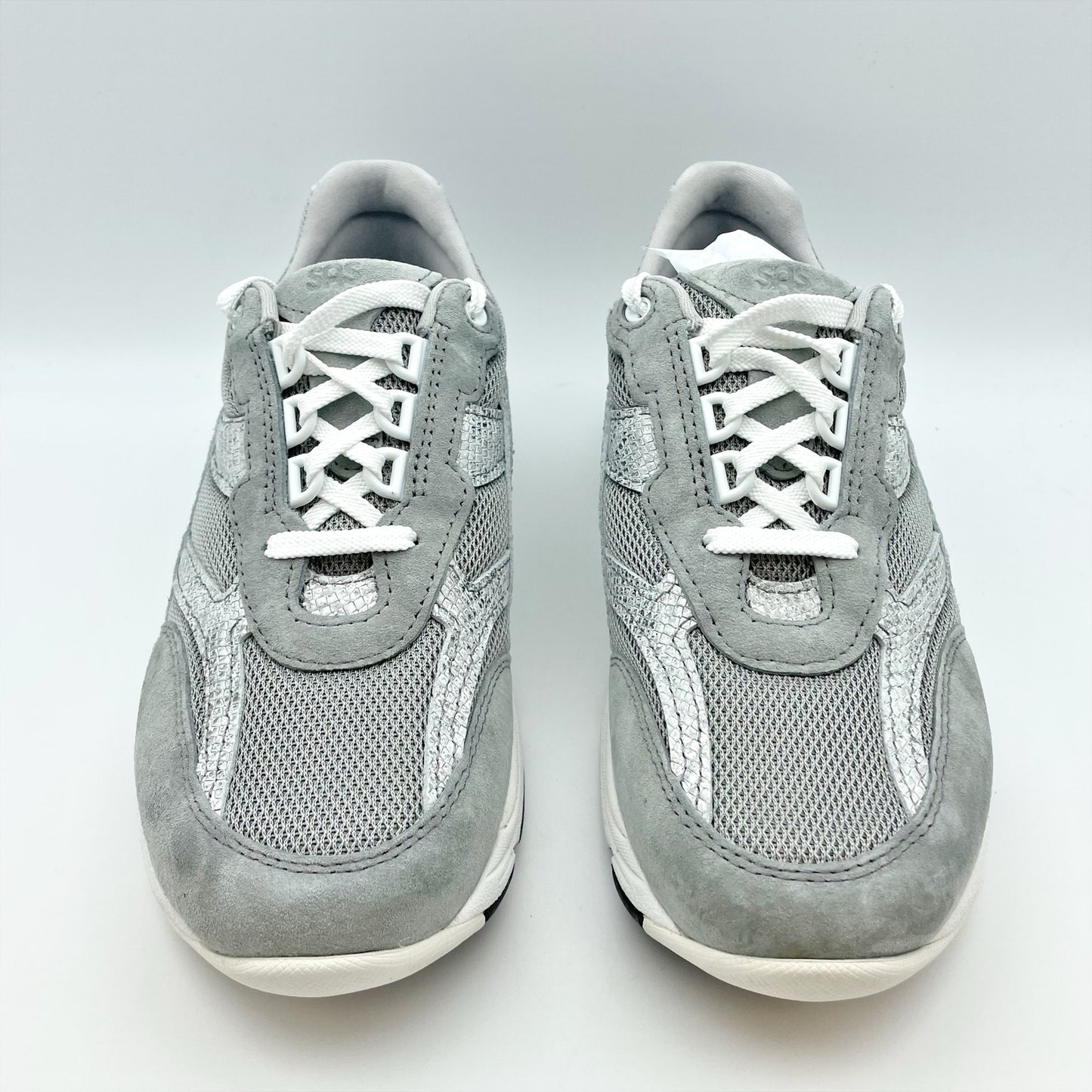 SAS Womens Tour Mesh Sneaker US 12 M Grey White Comfort Walking NIB