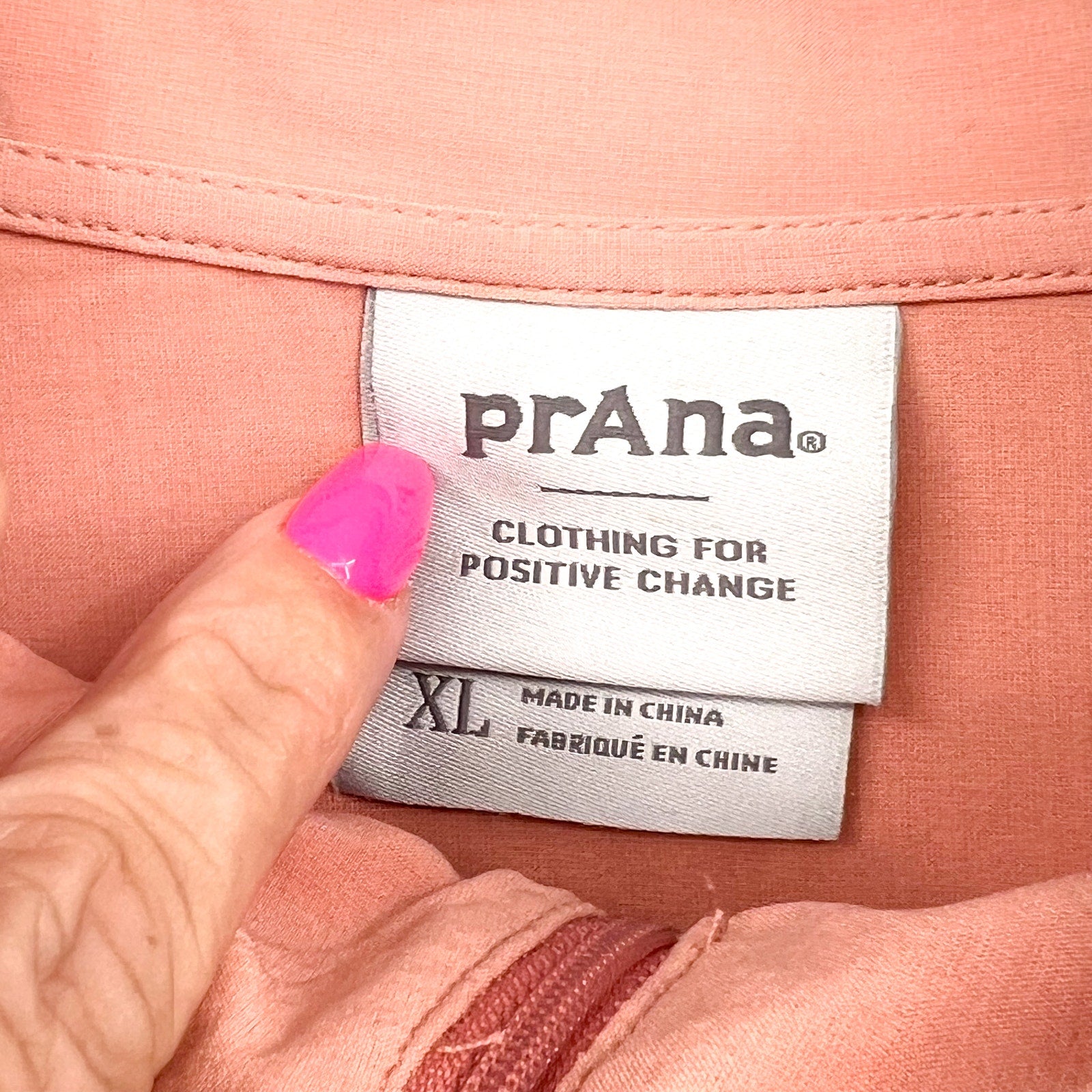 PRANA Women's Railay Pullover Sweatshirt XL Pink Cloud Blush Relaxed Fit NWT