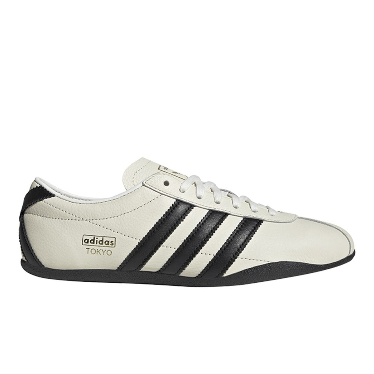 ADIDAS Womens Tokyo Casual Sneakers Size 5 Off White Black NWOB