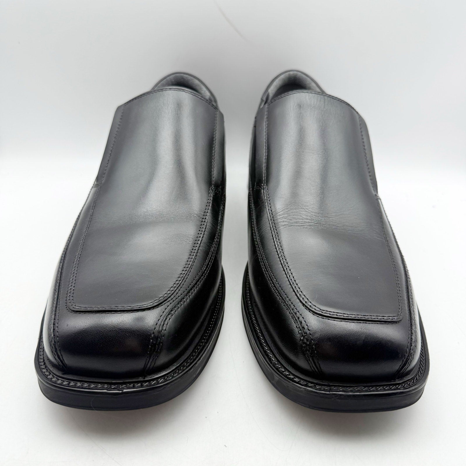 Dockers Mens Proposal Dress Loafers US 14 Wide EU 48 Black Leather NIB