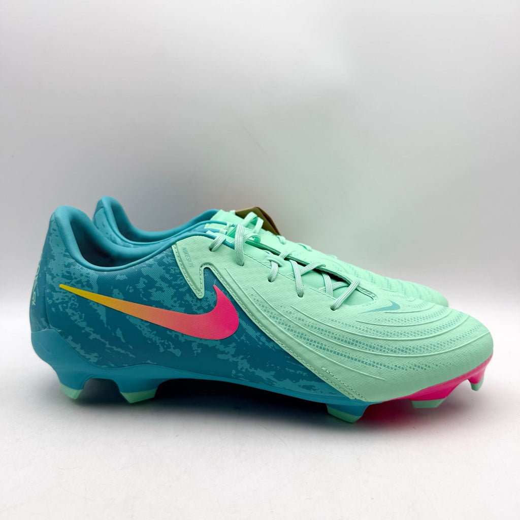 Nike Mens Phantom GX 2 Academy LV8 MG Soccer Cleats US 11.5 Green FJ2553 NWOB