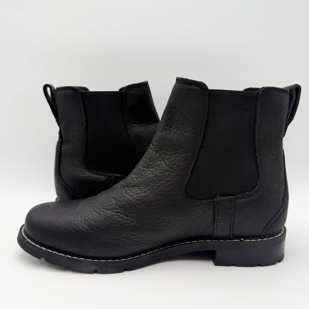 Ariat Womens Wexford Chelsea Boots Size 8.5 B Black Leather Waterproof NWOB