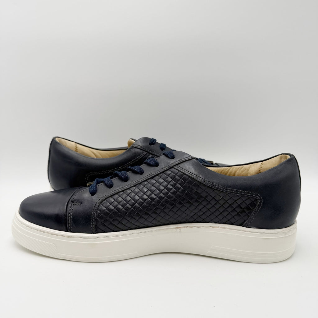 Marc Joseph NY Mens King Street Casual Sneakers Size 10 M Blue Leather NWOB