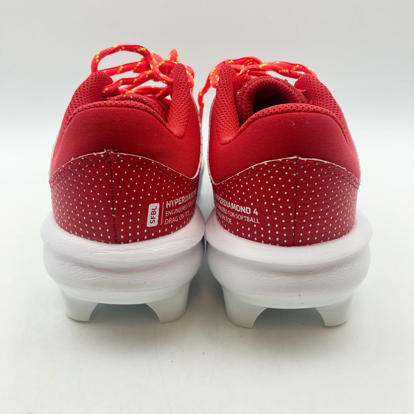 Nike Womens Hyperdiamond 4 Pro MCS Softball Cleats Size 6.5  Red White NWOB