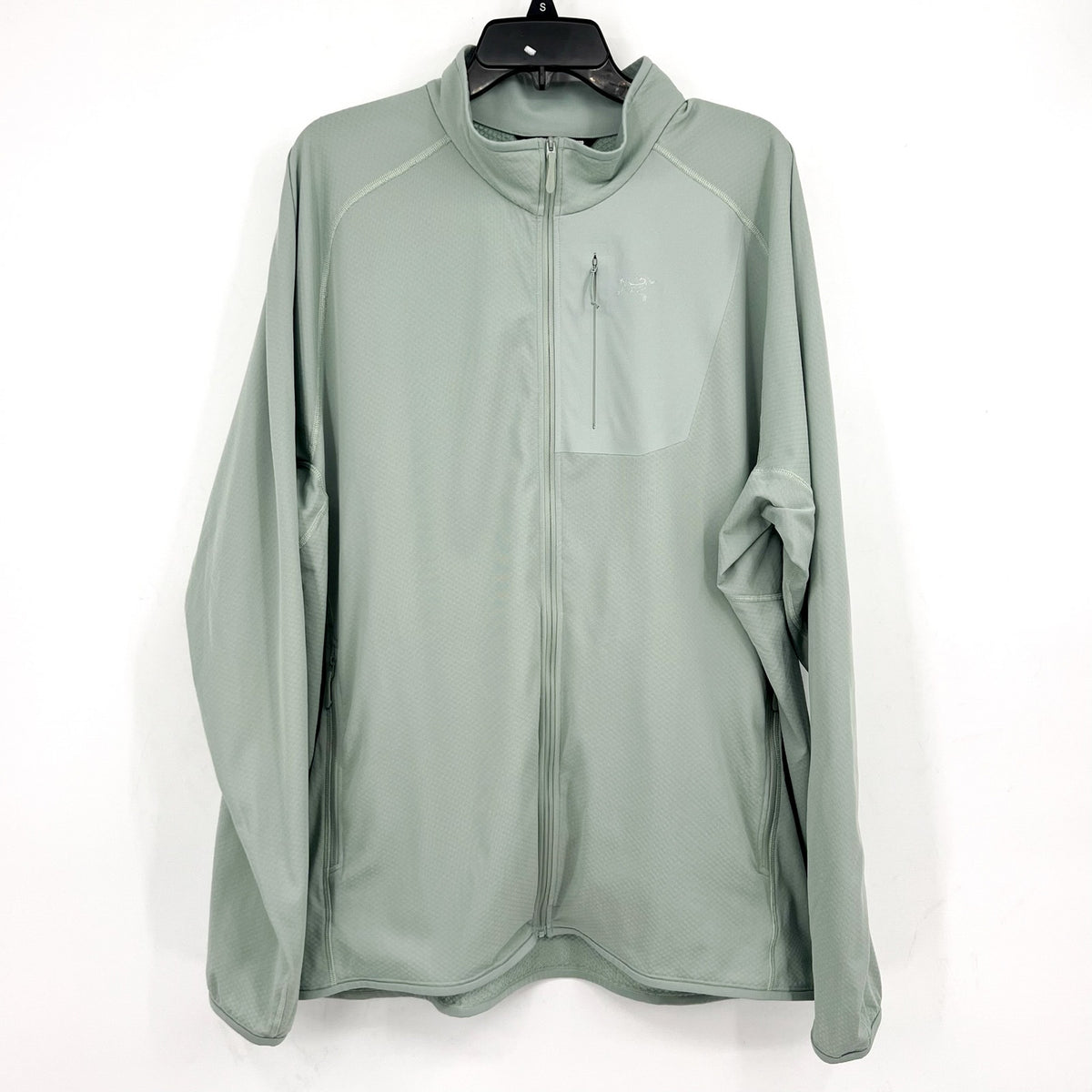 ARC'TERYX Men's Delta Full Zip Fleece Jacket XXL Stone Green Light FLAWS NWOT