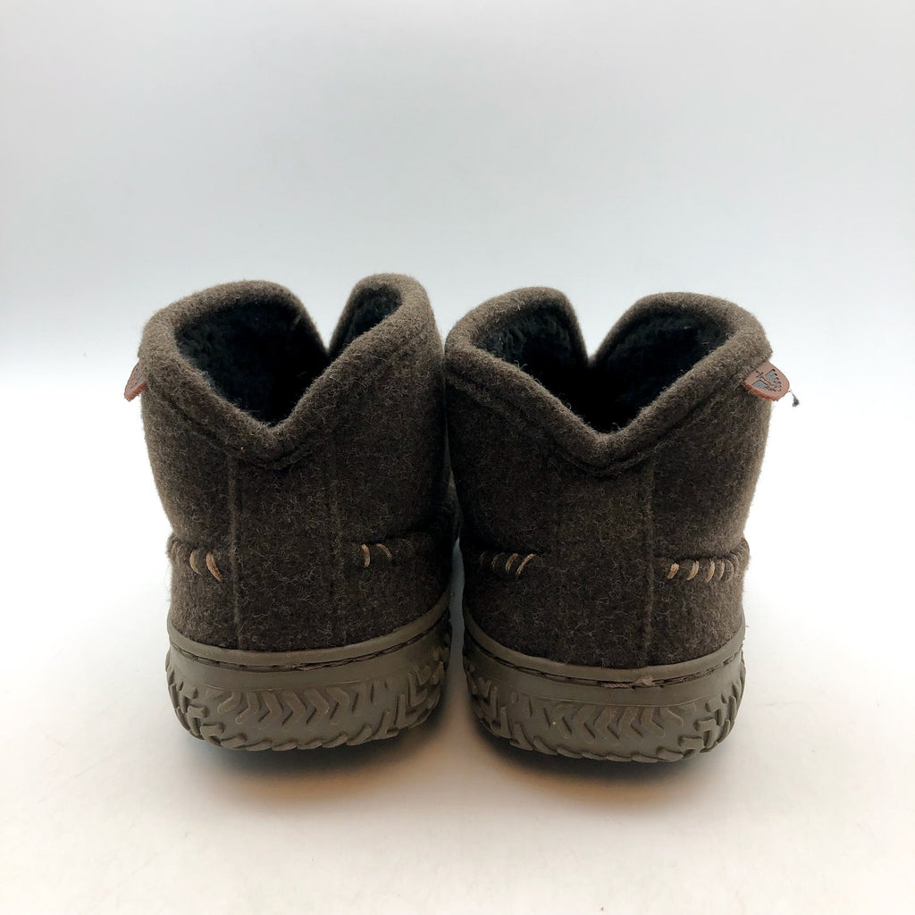 Dockers Mens Rugged Wool Slip-On Bootie Slippers SIZE 8 Brown Indoor/Outdoor NIB