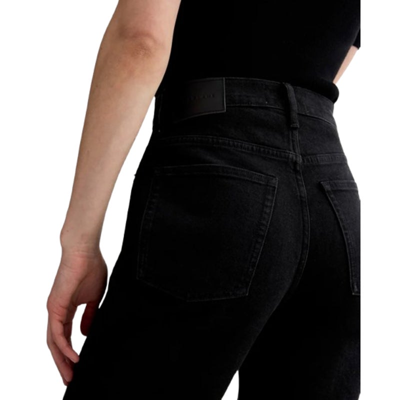 EVERLANE Women's The Way-High Jeans 25x27 US 0 Coal Black Straight Leg NWT