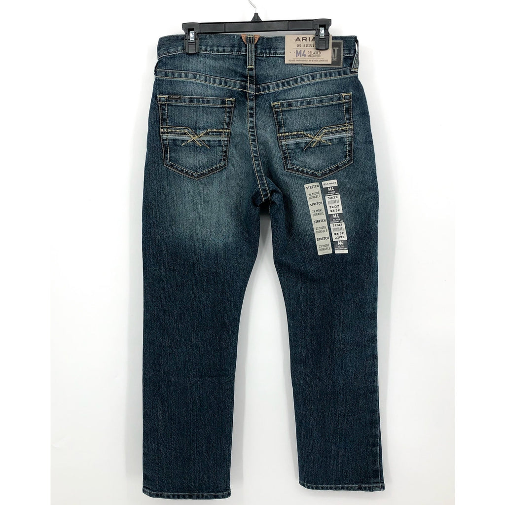 ARIAT Men's M4 Stockton Stackable Straight Leg Jeans 32x32 Kentucky Blue NWT