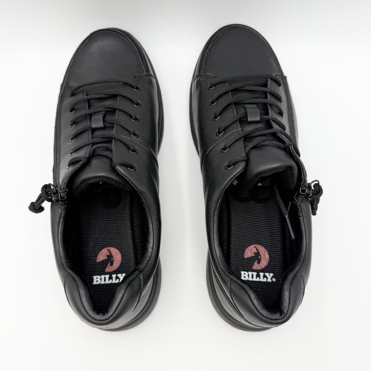 Billy Footwear Womens Work Low Sneakers Size 11 M Black Vegan Leather NWOB