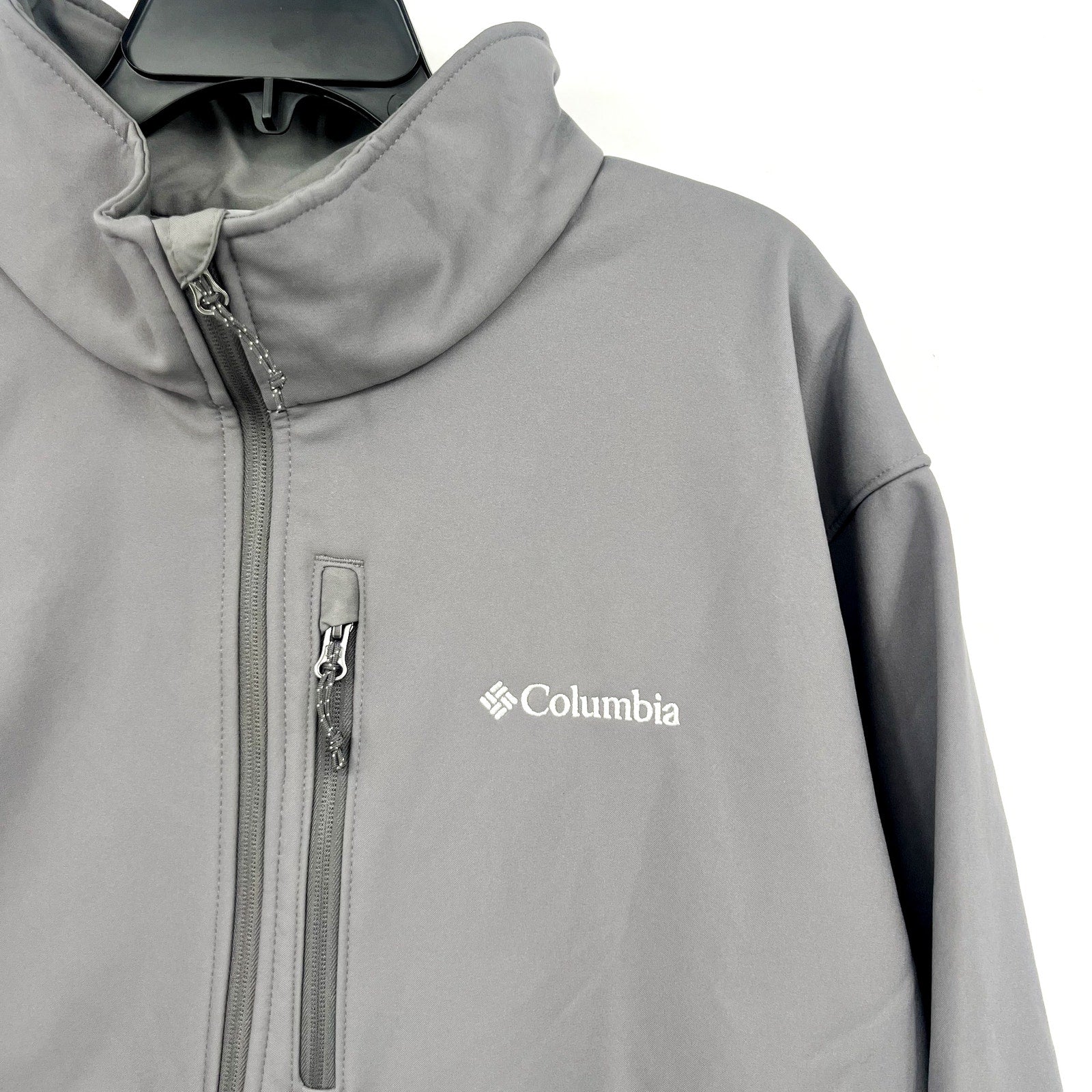 COLUMBIA Men's Ascender Hiking Softshell Jacket Size 3X City Grey NWT