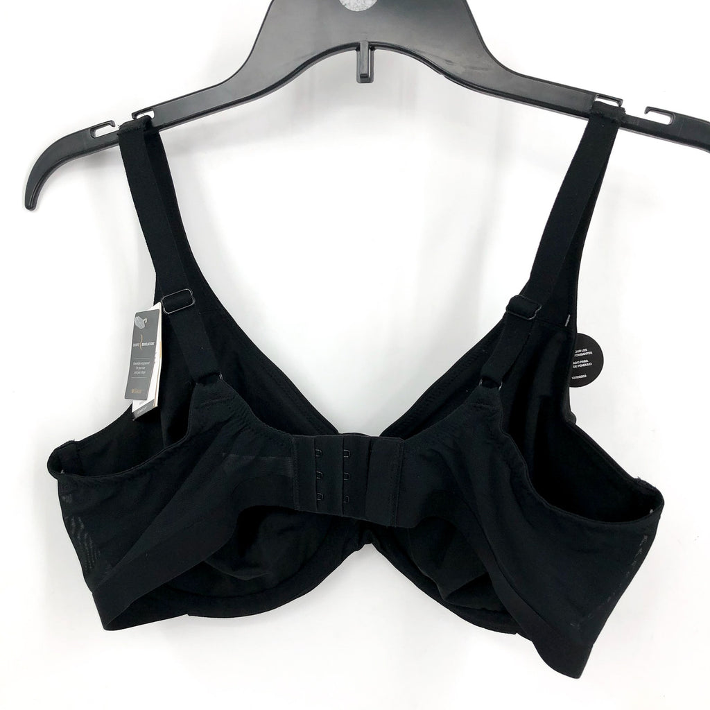 WACOAL Shape Revelation Pendulous Underwire Bra 36DD Black Full 855387 NWT