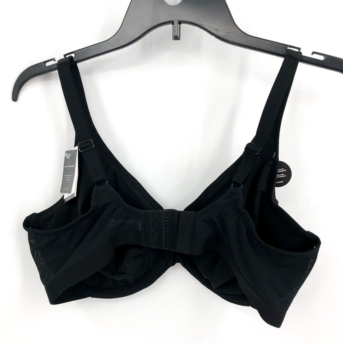 WACOAL Shape Revelation Pendulous Underwire Bra 36DD Black Full 855387 NWT