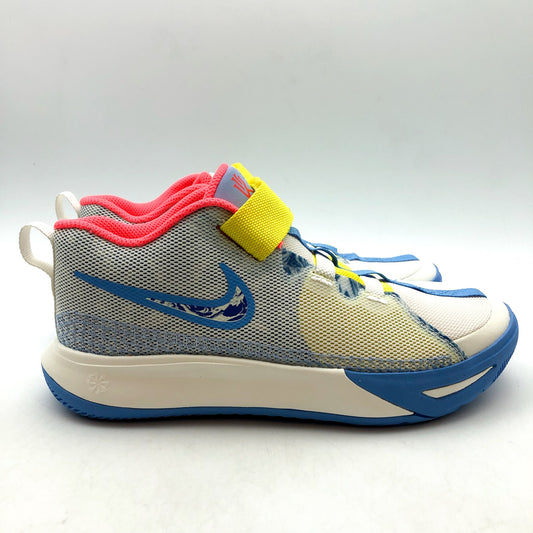 NIKE Girls Kyrie Flytrap 6 Basketball Shoes US 2 EU 33.5 Youth Yellow Blue NIB