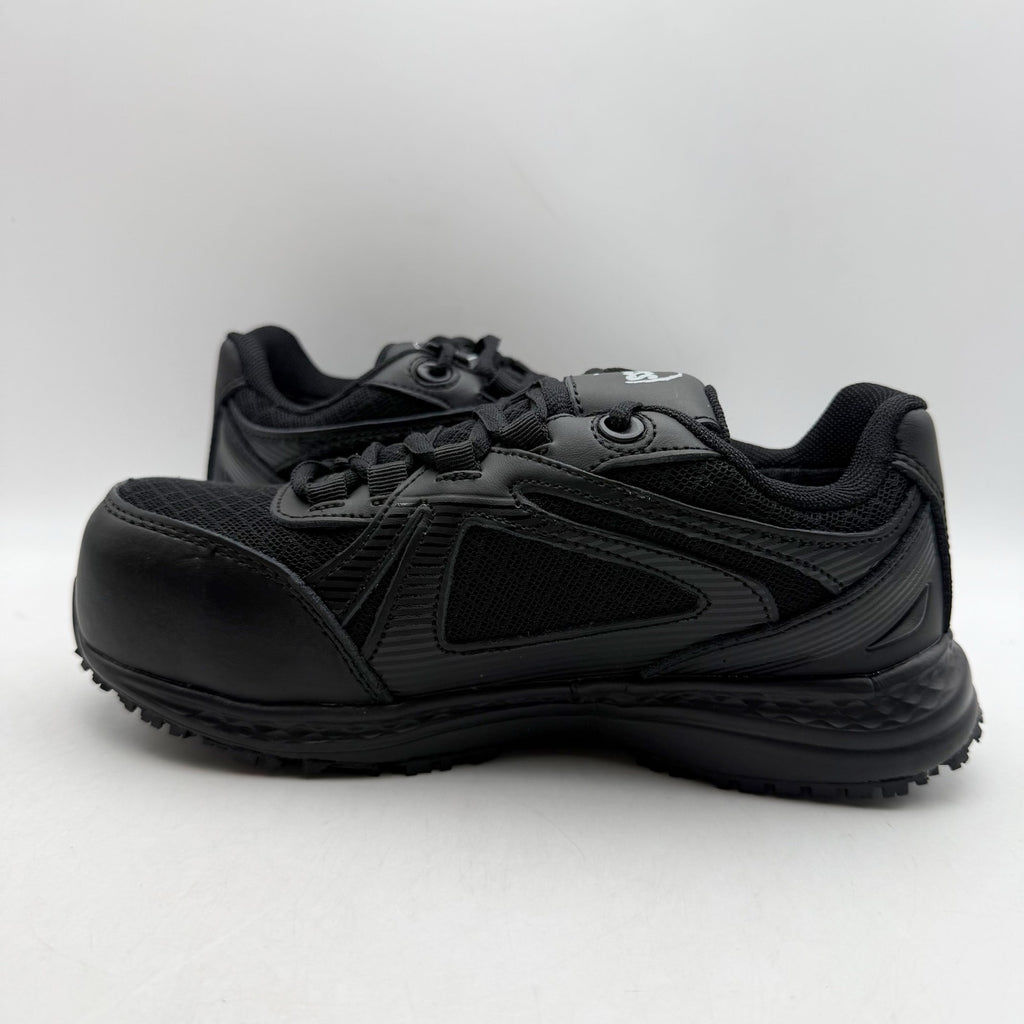 Hoss Womens Reno ll Comp Toe Work Sneakers US 4 EU 35 Black Waterproof NIB