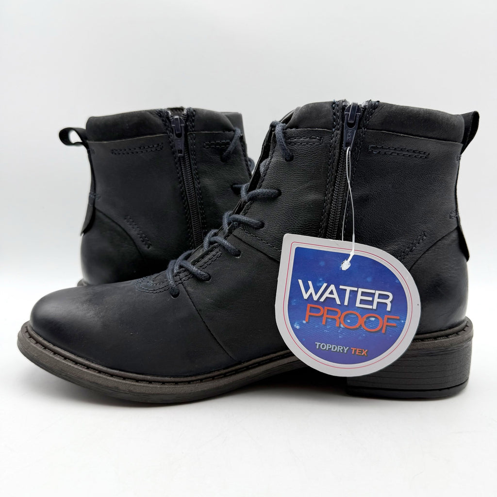 Josef Seibel Womens Selena 50 Boots EU 39 US 8-8.5 Blue Leather Waterproof NIB