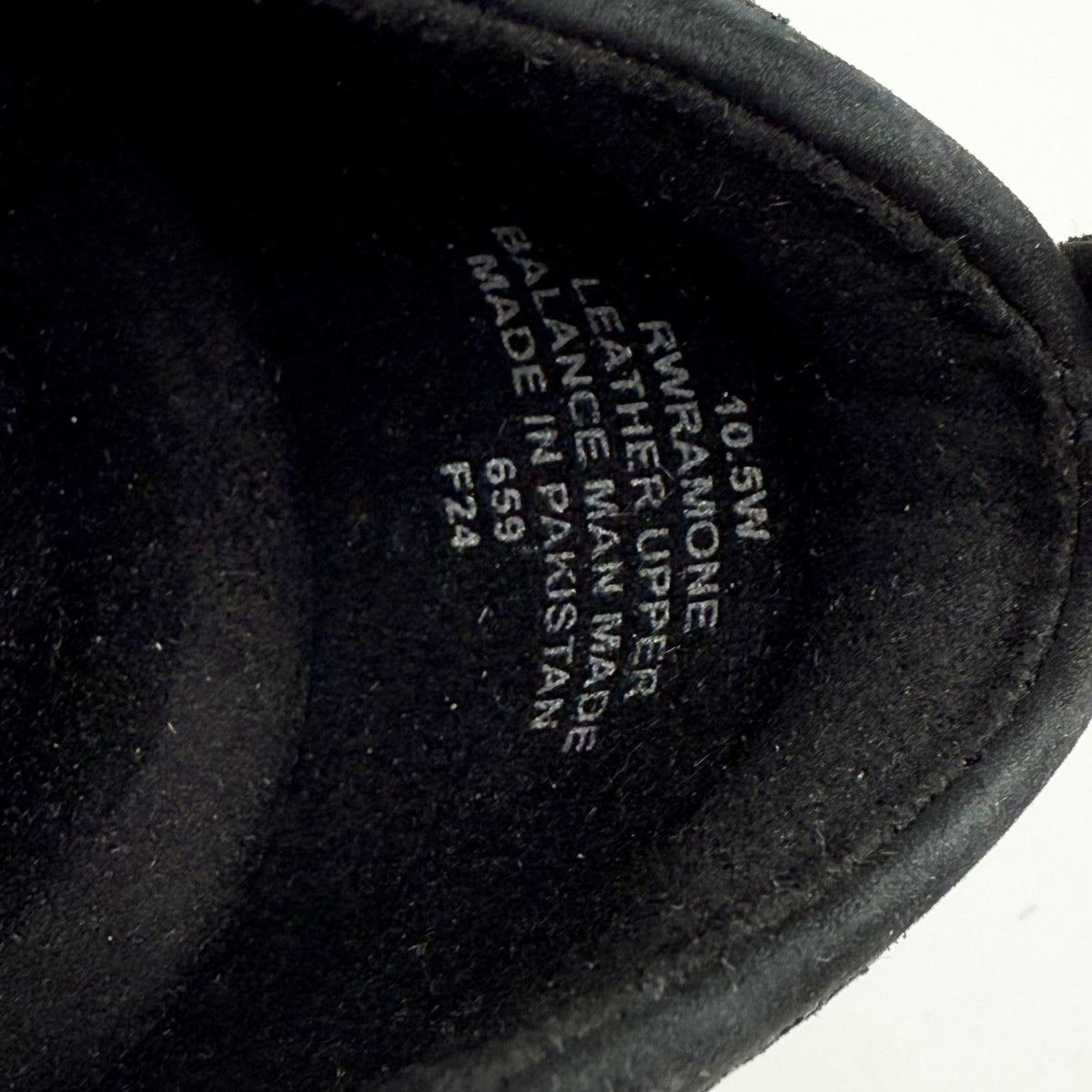 Rockport Womens Ramone Loafers Size 10.5 Wide Black Suede Leather NWOB