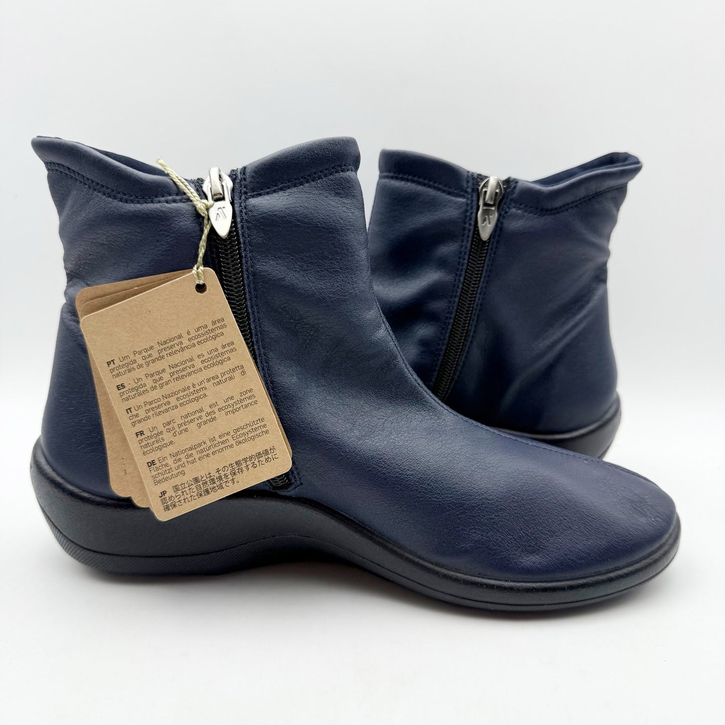 Arcopedico Womens Paluma Ankle Booties US 9.5 EU 40 Navy NIB