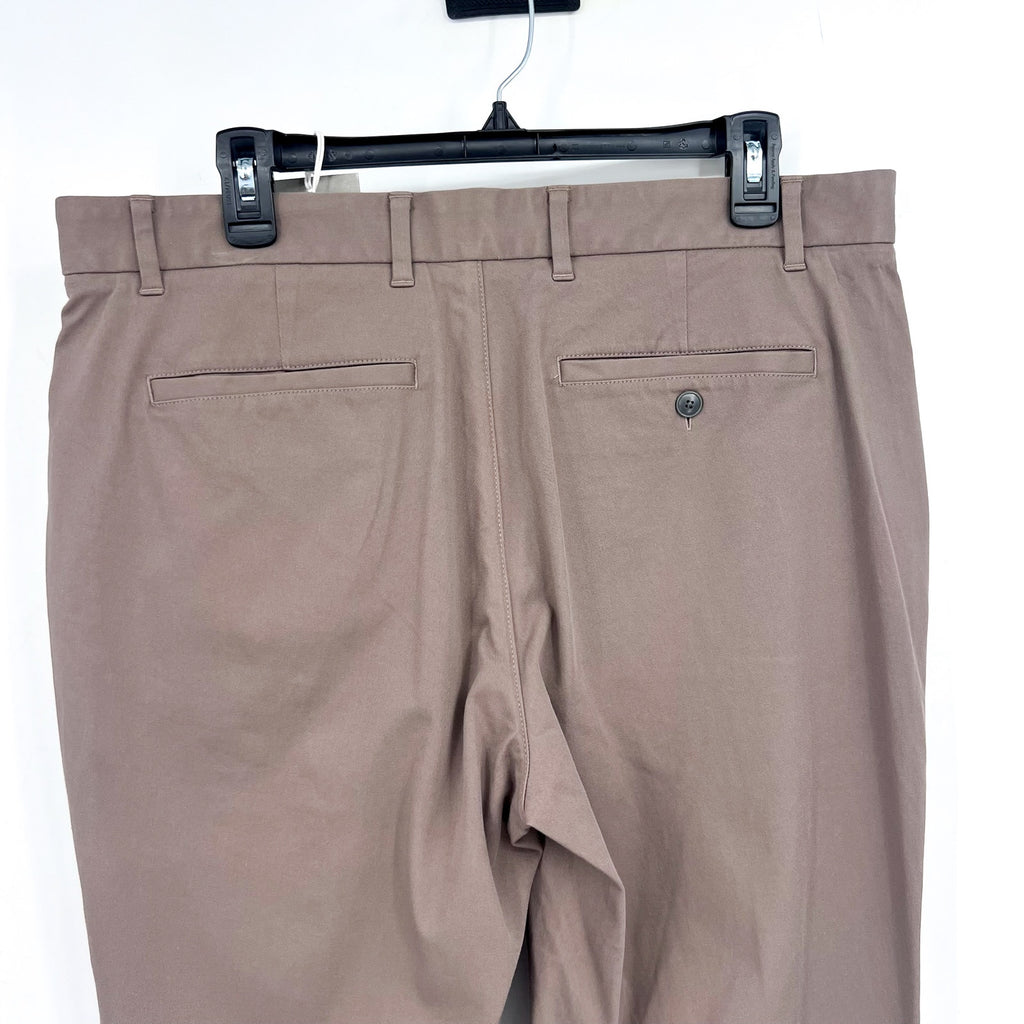 EVERLANE Men's Uniform Performance Chino 34x30 Tan Abalone Slim Fit Pants NWT