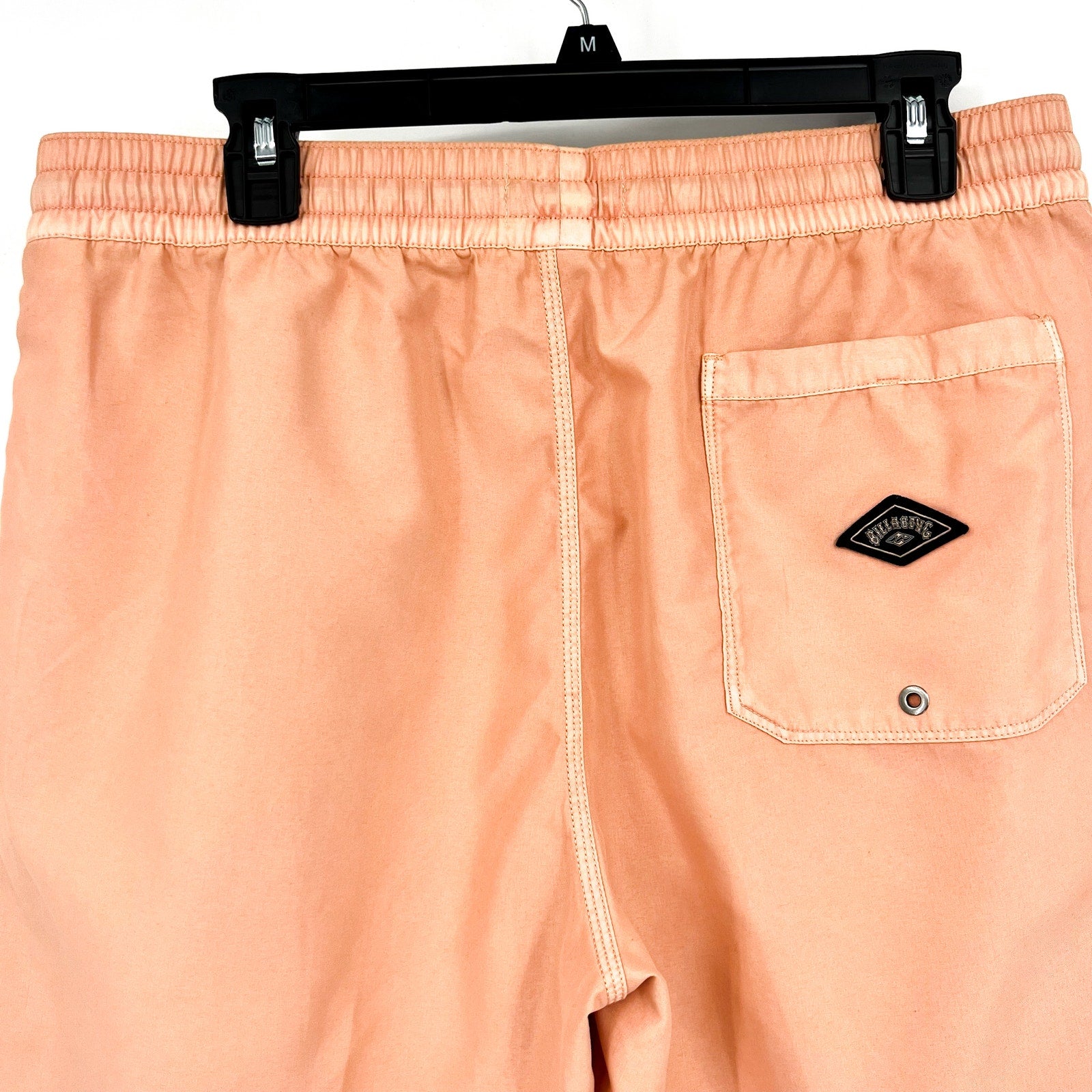 BILLABONG Men's All Day Layback Boardshort Large Orange Dusty Melon Overdyed NWT