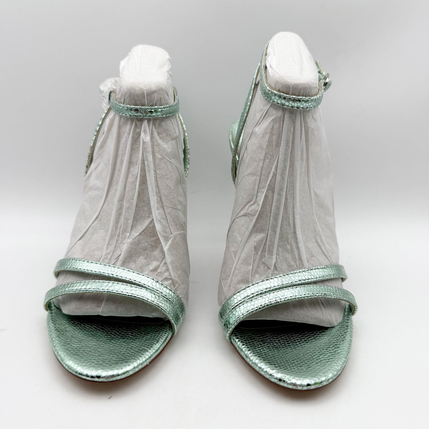 Sam Edelman Womens Gemmie Ankle Strap Heels US 6.5 M EU 36.5 Sea Green NIB