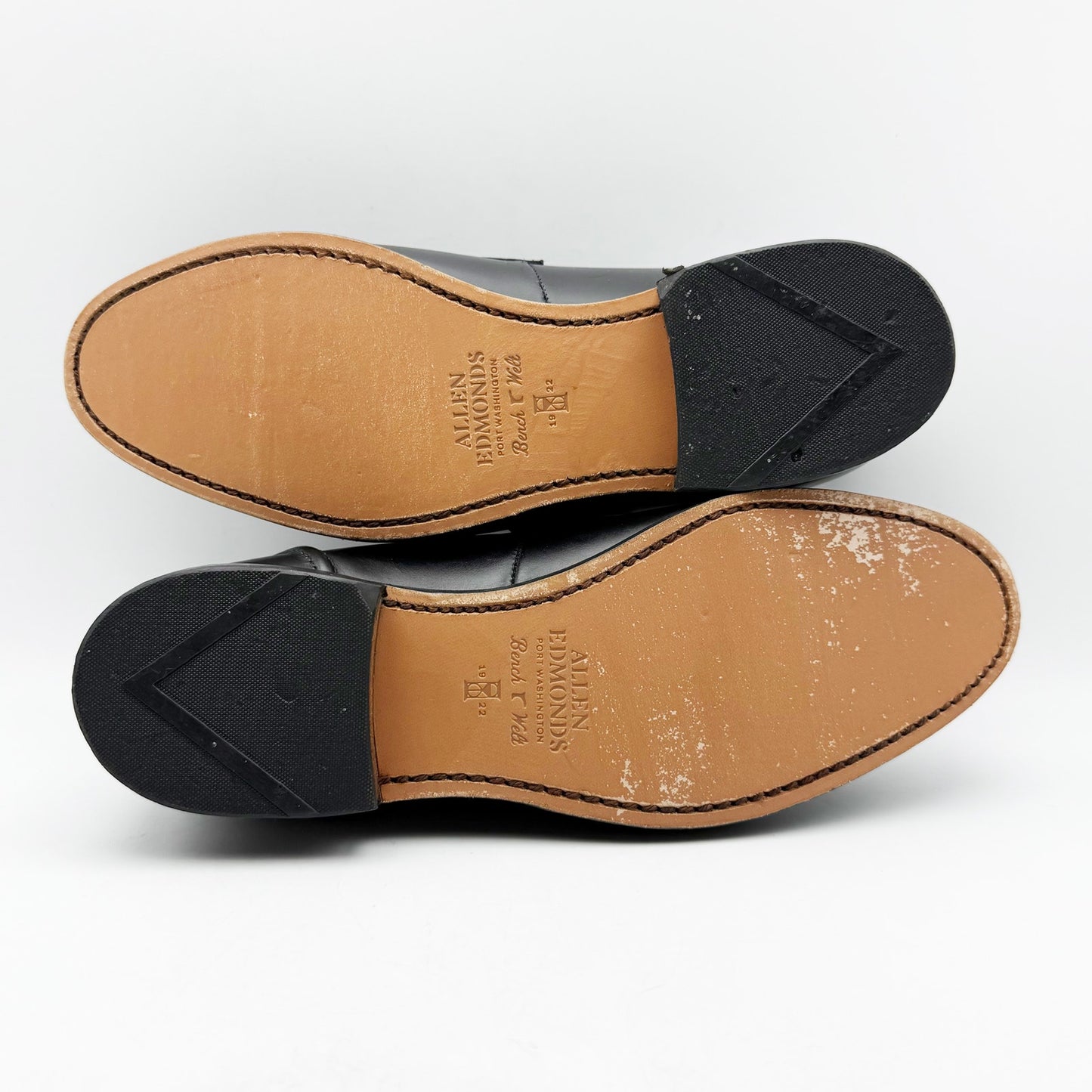 Allen Edmonds Mens Randolph Bit Loafer US 8 Black Leather Metal Hardware NIB