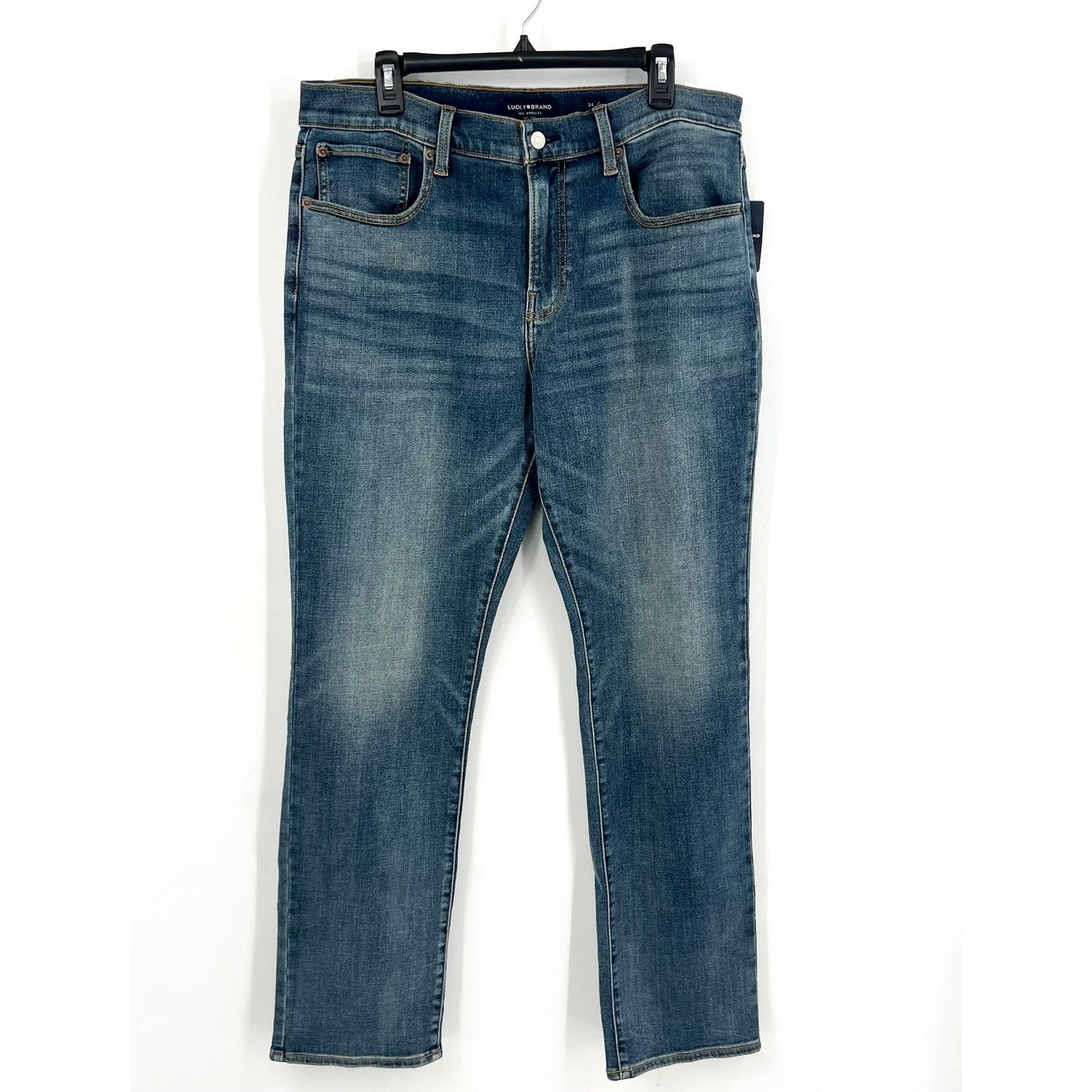 LUCKY BRAND Men's 223 Coolmax Straight-Leg Jeans 34x32 Harrison Blue NWT