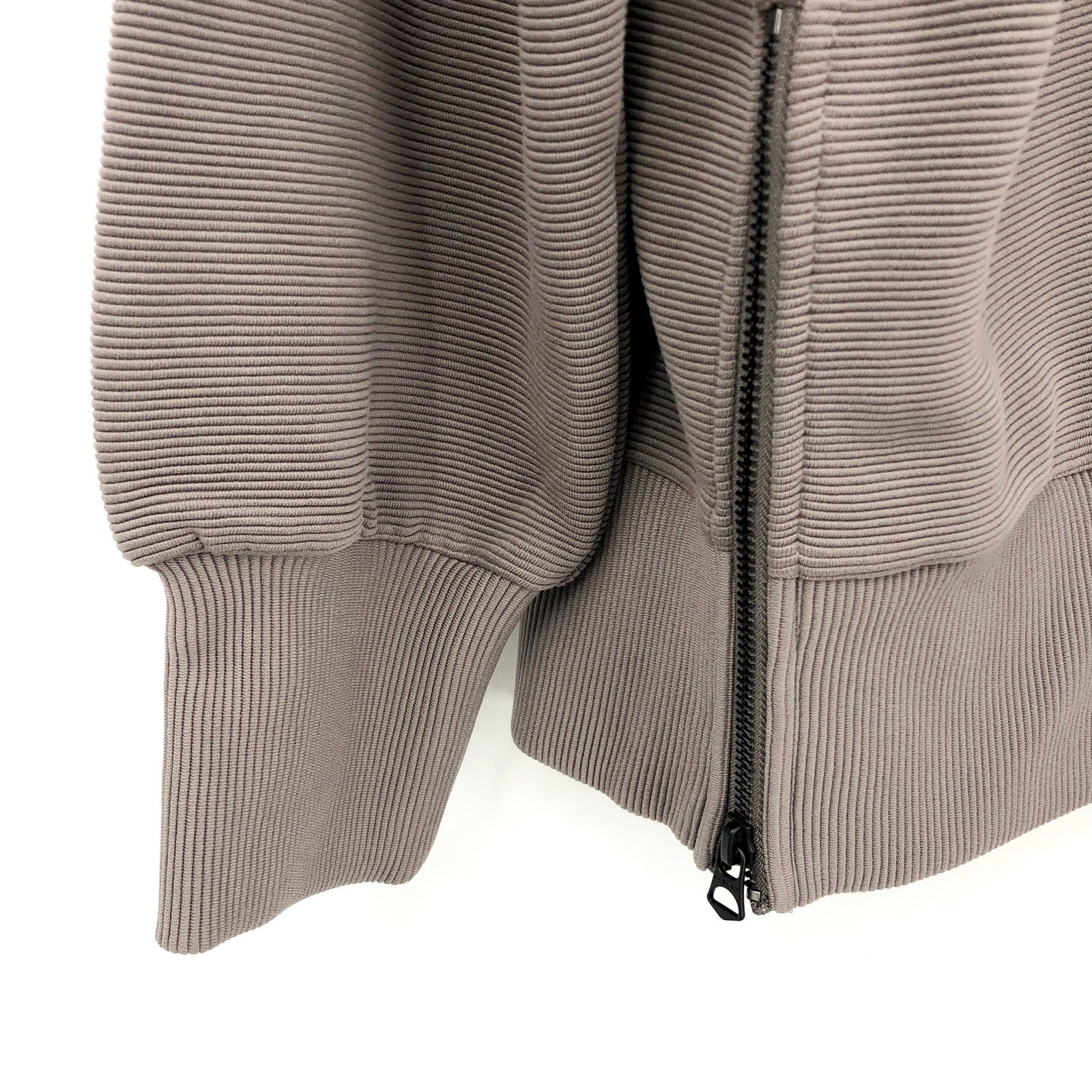 VARLEY Women's Milton Sweatshirt Large Deep Charcoal Ottoman Rib Long Sleeve NWT