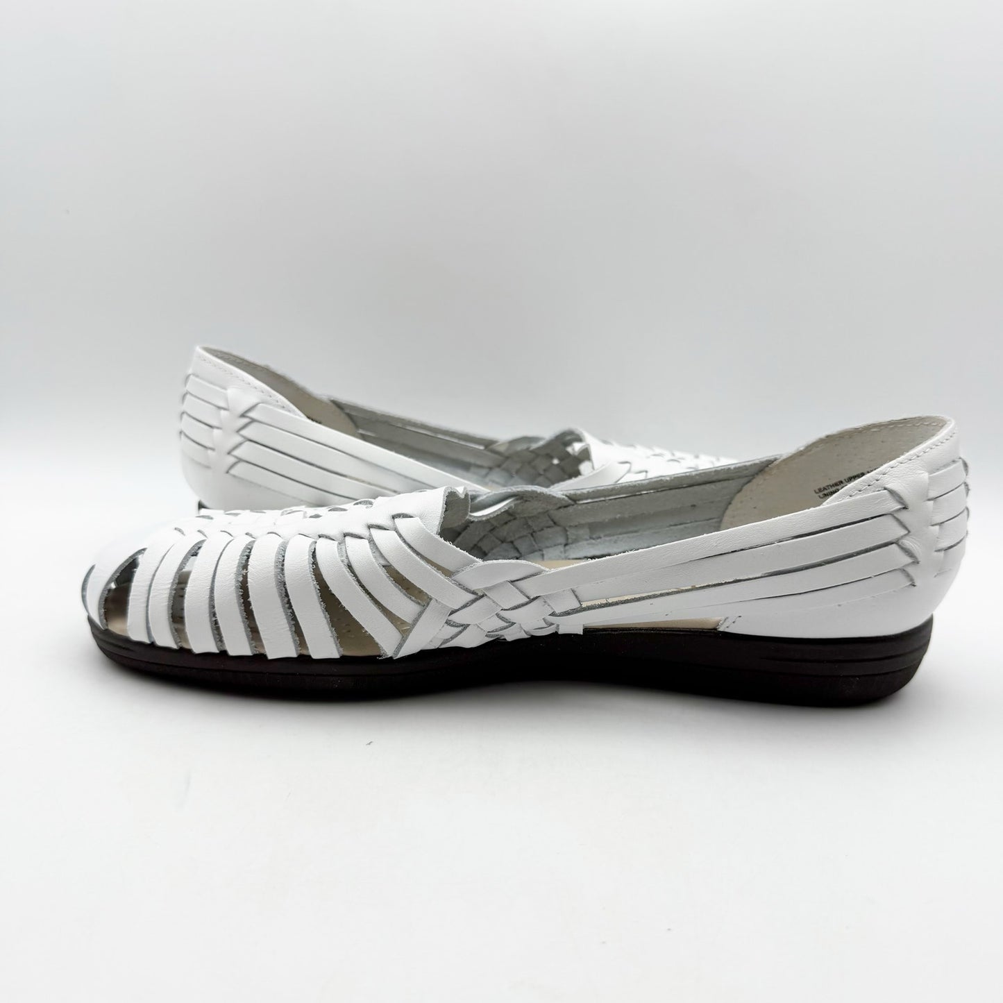 Comfortiva Womens Trinidad Sandals US 11 Wide EU 41-42 White Leather NIB