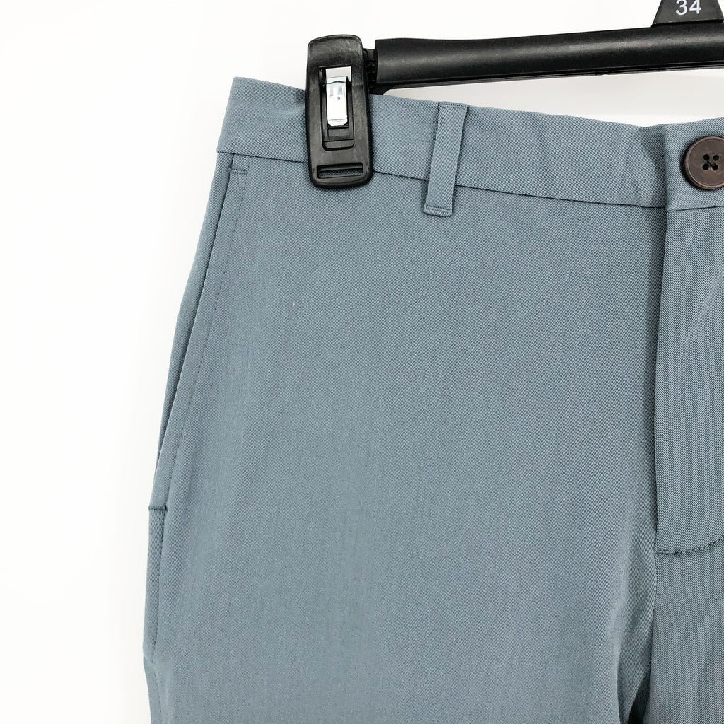 MINISTRY OF SUPPLY Men's Pace Tapered Chino Pants 36x35 Blue Flat Front NWT