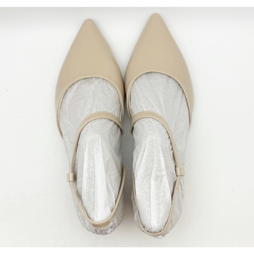 LifeStride Womens Minimalist Pumps Size 10 Wide Taupe Shimmer Patent NIB