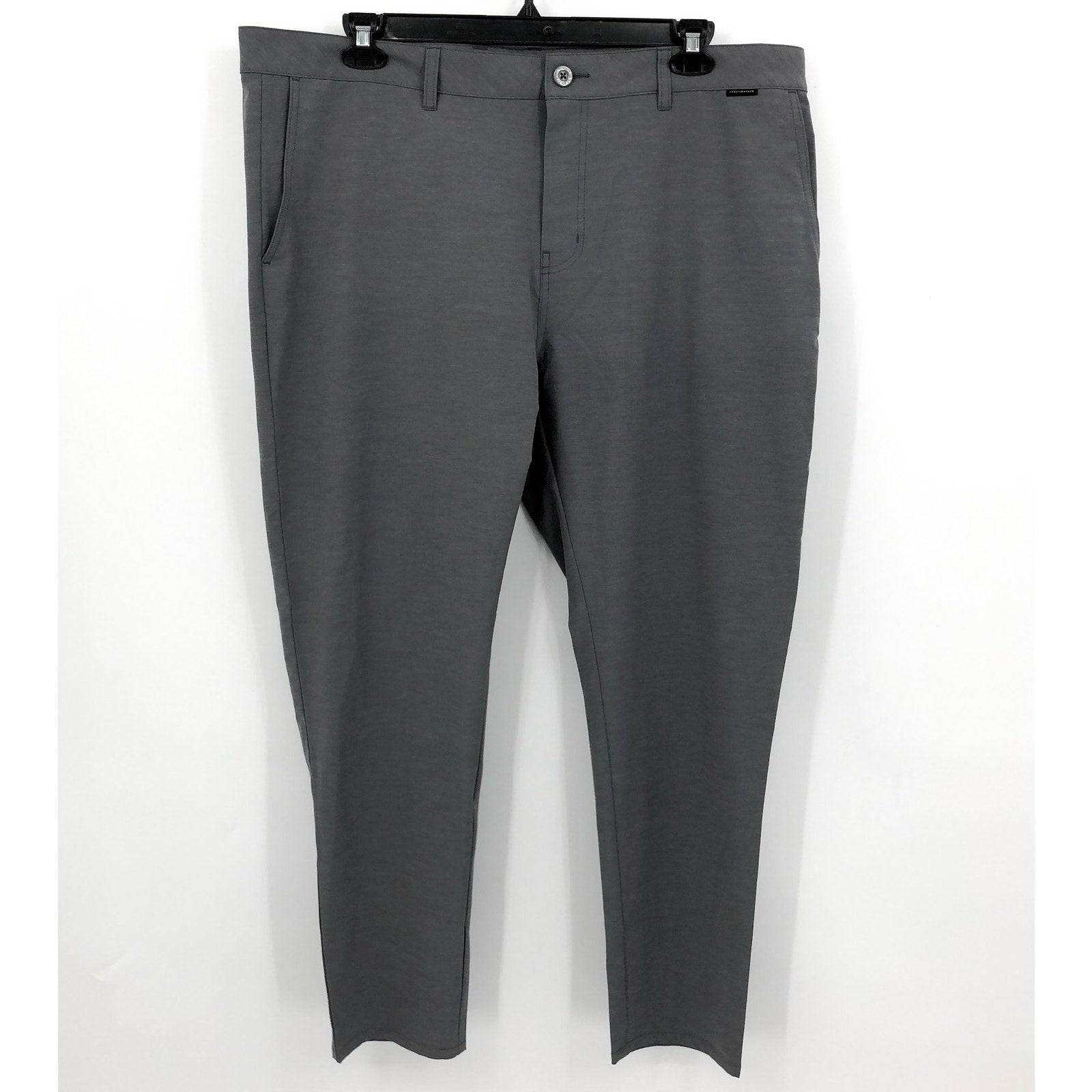 TRAVIS MATHEW Men's Open To Close Tech Chino Pants 42x31 Grey Heather Quit NWT