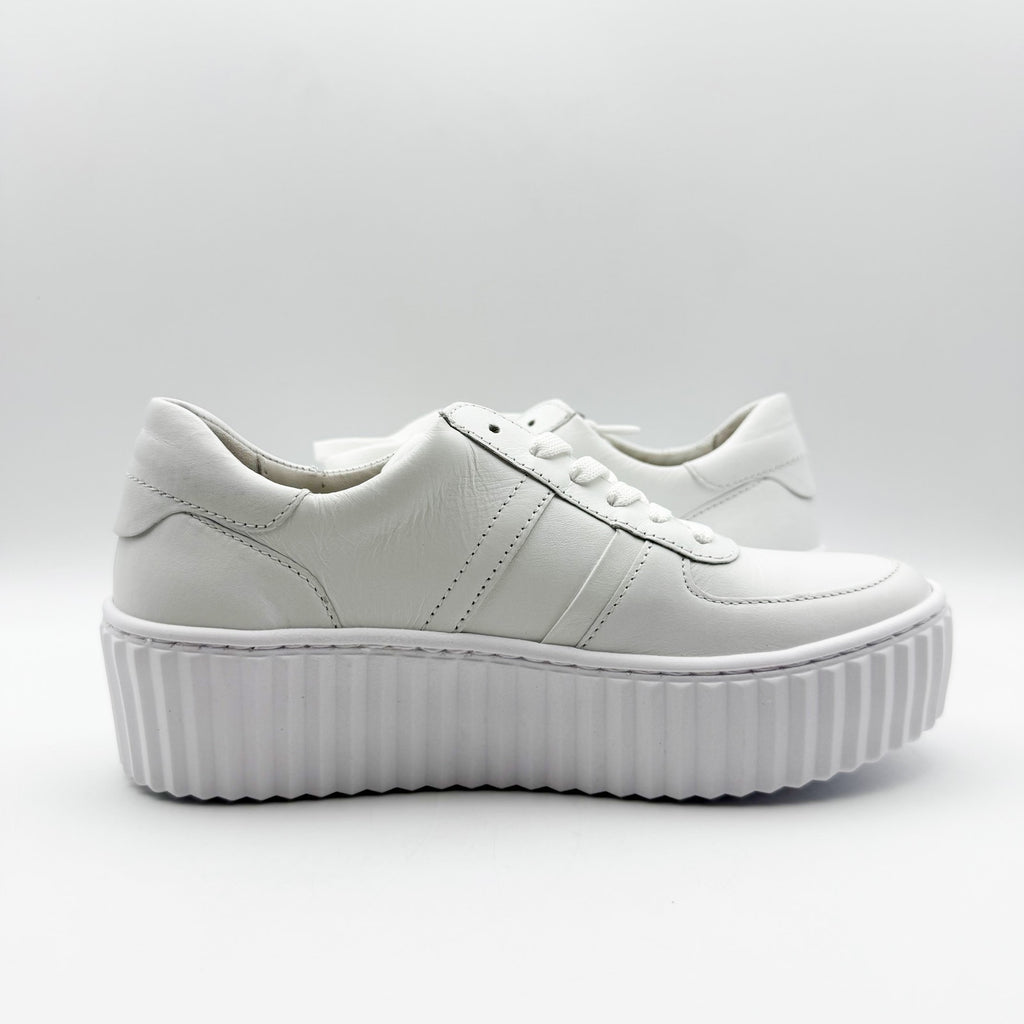 Gabor Womens Gabor 23.203 Casul Sneakers US Size 6 UK 3.5 White Leather NIB