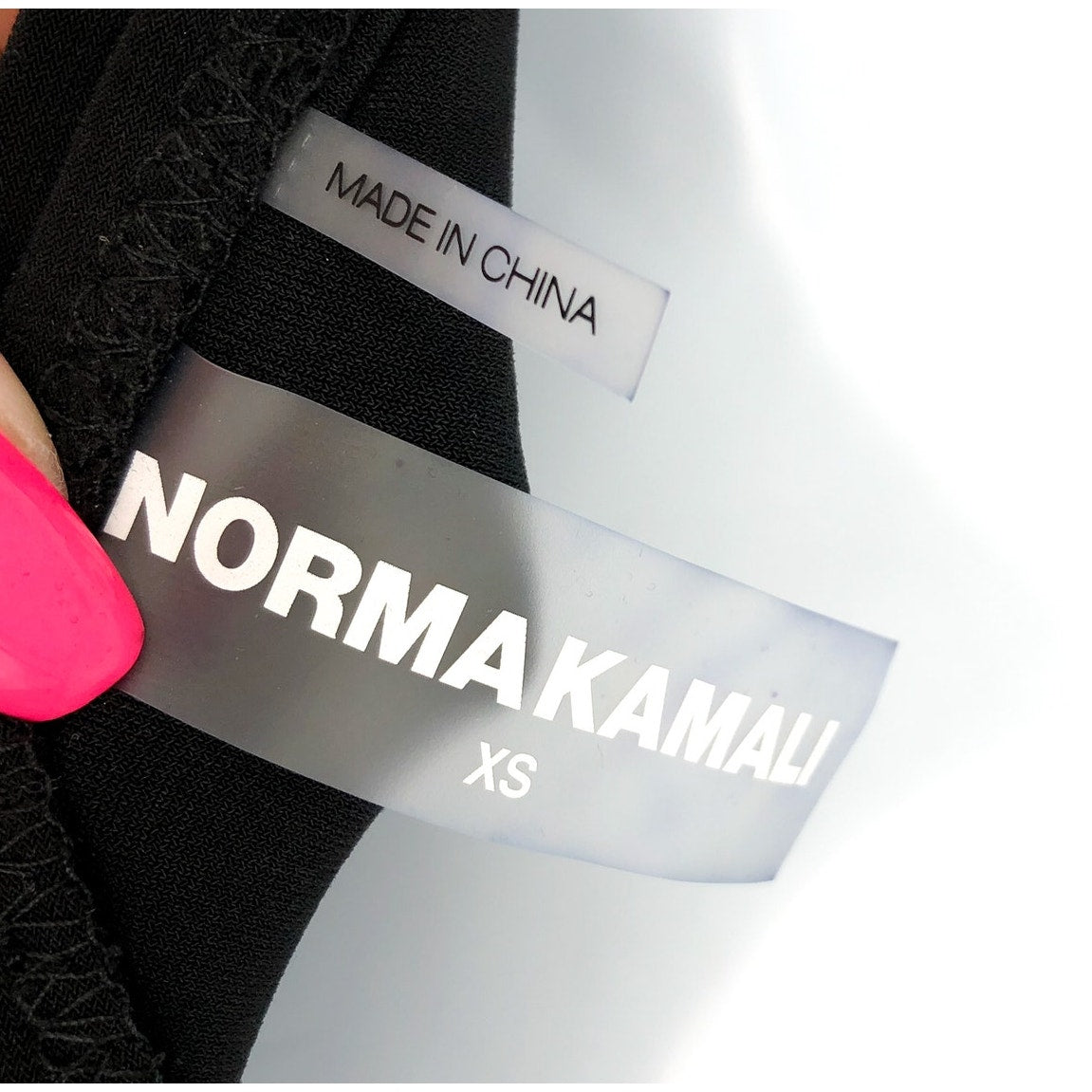 NORMA KAMALI Womens Walter Mio One Piece Swimsuit XS Black Strapless NWT