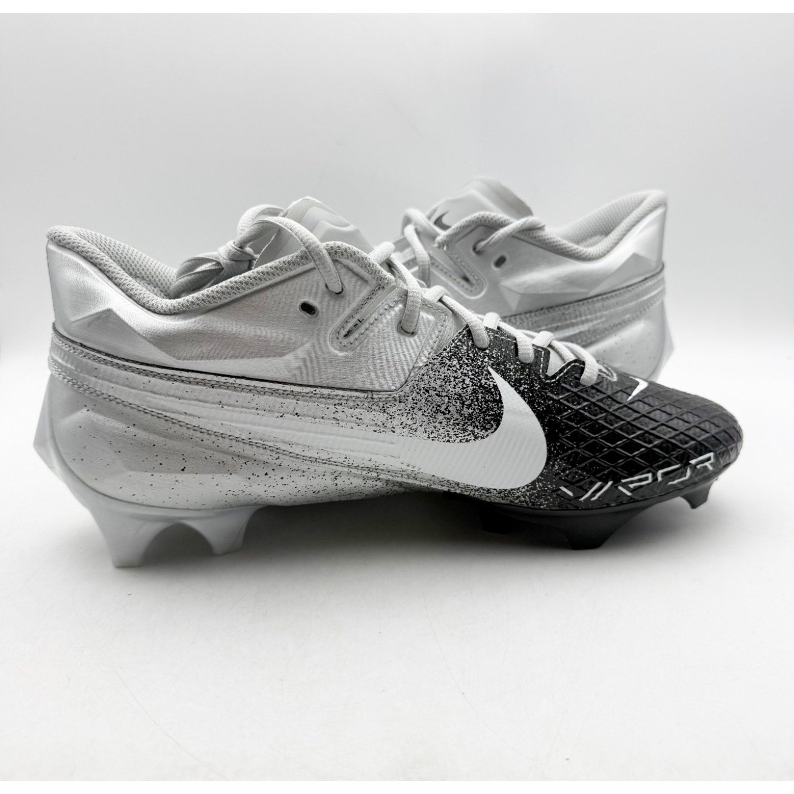 Nike Mens Vapor Edge Elite 360 2 Football Cleats Size 8 Silver DA5457-003 NWOB