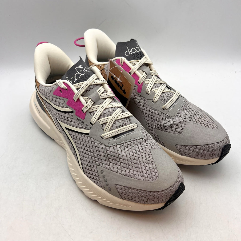 Diadora Womens Mythos Blushield Volo 4 2030 Athletic Shoes Size 9 Gray NIB